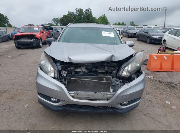 3CZRU6H70JM716583 2018 HONDA HR-V Silver Instrument cluster view