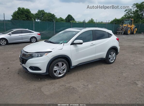 3CZRU6H70KM722398 2019 HONDA HR-V White Առջևի ձախ երեք քառորդ տեսարան