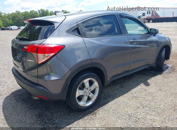 3CZRU6H71GM731425 2016 HONDA HR-V Серый Задняя правая четверть