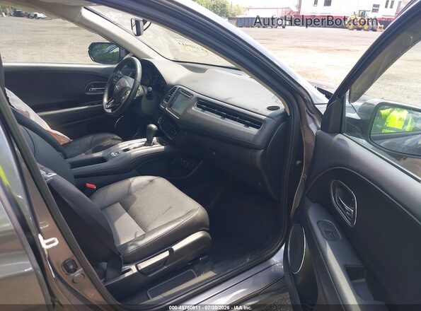3CZRU6H71GM731425 2016 HONDA HR-V Серый Вид салона спереди