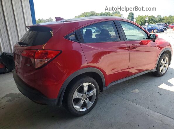 3CZRU6H71GM737905 2016 HONDA HR-V Красный Задняя правая четверть