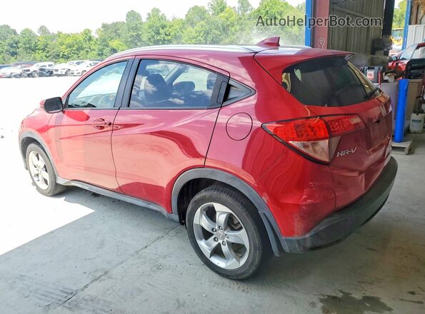 3CZRU6H71GM737905 2016 HONDA HR-V Красный Задняя левая четверть