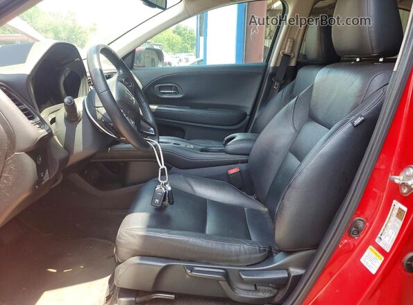 3CZRU6H71GM737905 2016 HONDA HR-V Красный Вид салона спереди