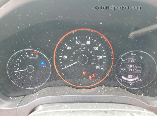 3CZRU6H72HM726588 2017 HONDA HR-V Gray ხელსაწყოთა პანელის ხედი