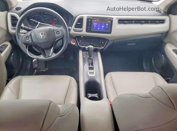 3CZRU6H72HM730026 2017 HONDA HR-V White Առջևի վահանակի տեսք