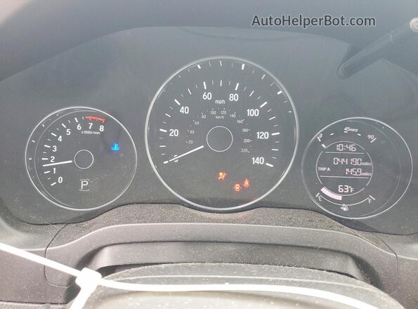 3CZRU6H72HM730026 2017 HONDA HR-V White Սարքավորումների վահանակի տեսք