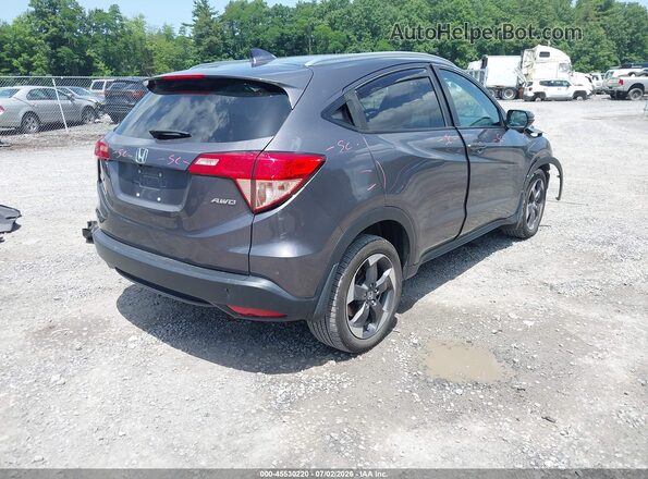 3CZRU6H72JM702166 2018 HONDA HR-V Black უკანა მარჯვენა