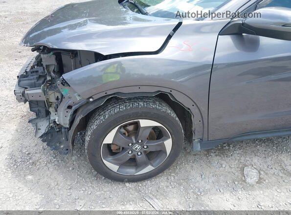 3CZRU6H72JM702166 2018 HONDA HR-V Black წინა ხედი