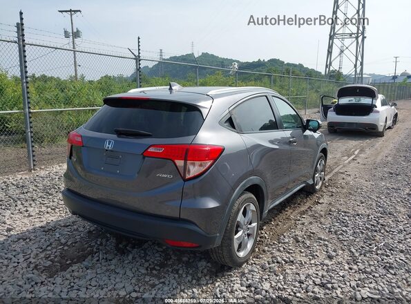 3CZRU6H73GM701181 2016 HONDA HR-V Gray Задня права чверть