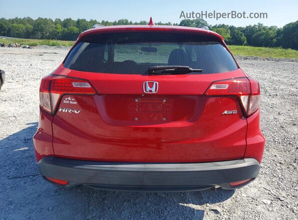 3CZRU6H73JM718036 2018 HONDA HR-V Красный Вид сзади