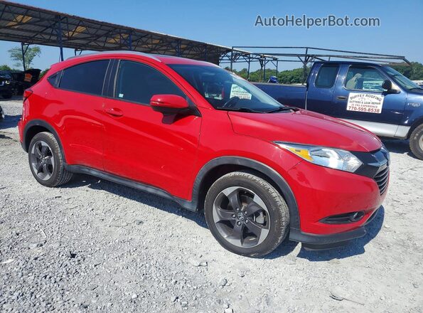 3CZRU6H73JM718036 2018 HONDA HR-V Красный Передняя правая четверть