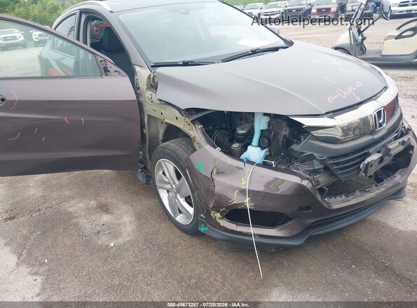 3CZRU6H73KM708785 2019 HONDA HR-V Brown Вид спереду
