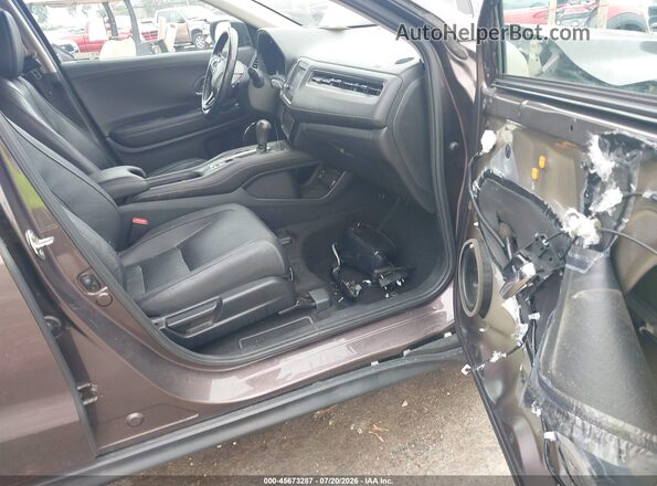 3CZRU6H73KM708785 2019 HONDA HR-V Brown Вид салону спереду