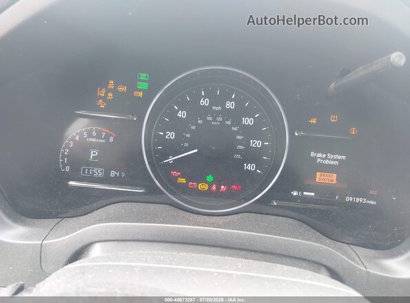 3CZRU6H73KM708785 2019 HONDA HR-V Brown Вид задніх сидінь