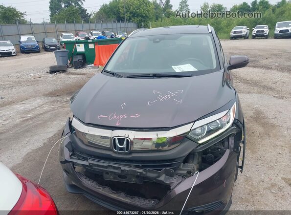 3CZRU6H73KM708785 2019 HONDA HR-V Brown Вид задньої частини салону