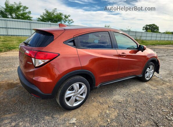 3CZRU6H73KM717857 2019 HONDA HR-V Orange Tył prawy