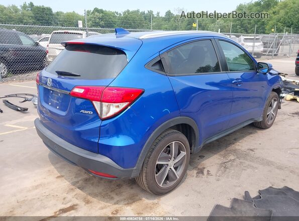 3CZRU6H73NM741161 2022 HONDA HR-V Blue Հետևի աջ