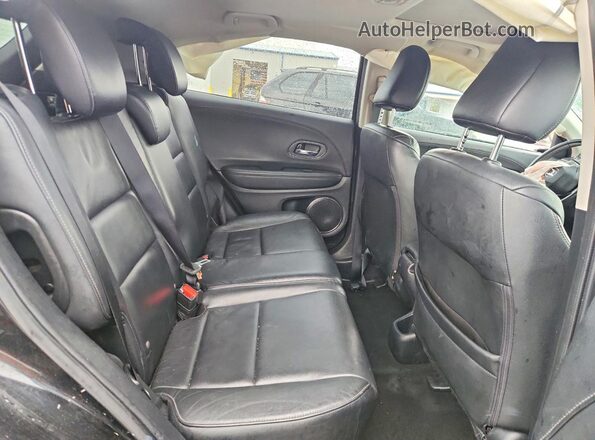 3CZRU6H74JM707563 2018 HONDA HR-V Black Հետևի նստատեղերի տեսք