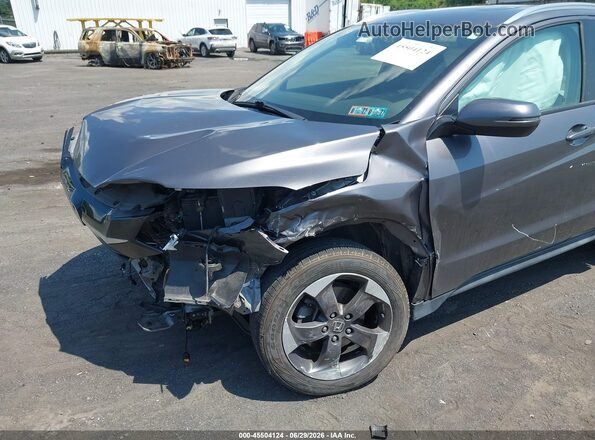 3CZRU6H74JM708051 2018 HONDA HR-V Gray Widok z przodu