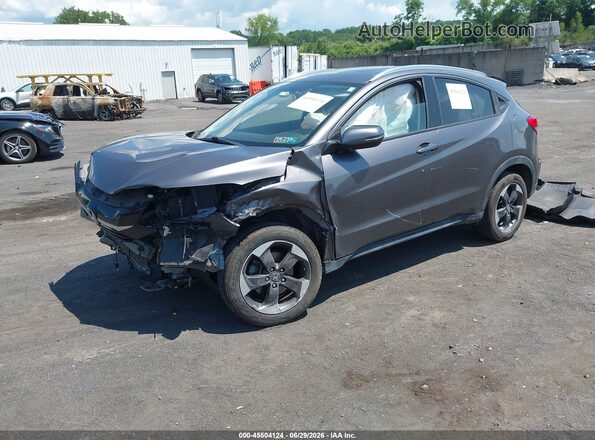 3CZRU6H74JM708051 2018 HONDA HR-V Gray Przód lewy