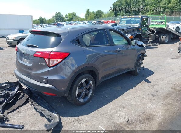 3CZRU6H74JM708051 2018 HONDA HR-V Gray Tył prawy