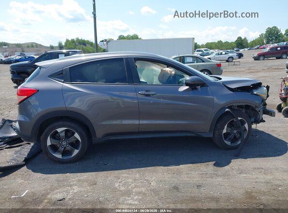 3CZRU6H74JM708051 2018 HONDA HR-V Gray Widok wnętrza z tyłu