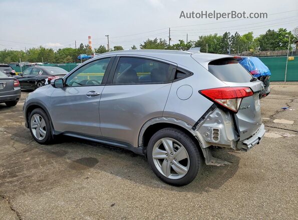 3CZRU6H74KM703398 2019 HONDA HR-V Silver Trasero izquierdo