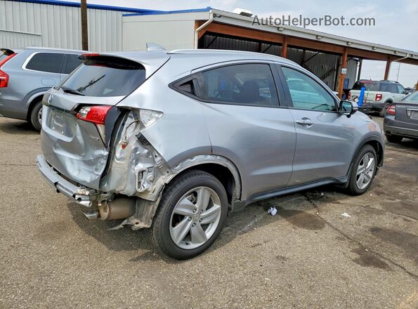 3CZRU6H74KM703398 2019 HONDA HR-V Silver Trasero derecho