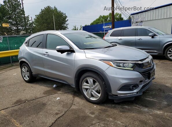 3CZRU6H74KM703398 2019 HONDA HR-V Silver Delantero derecho