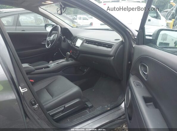 3CZRU6H74MM705610 2021 HONDA HR-V Gray Widok wnętrza z przodu