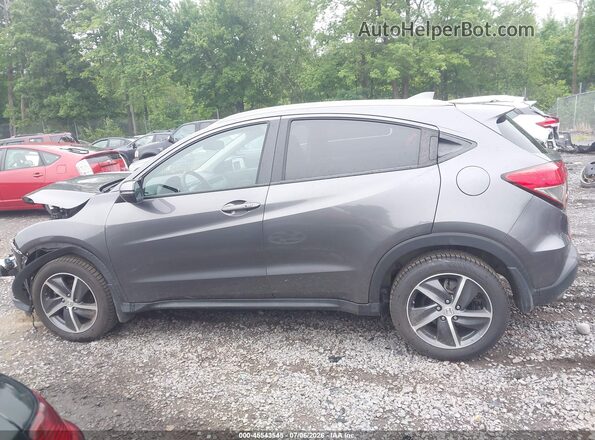 3CZRU6H74MM705610 2021 HONDA HR-V Gray Widok wnętrza 360 stopni