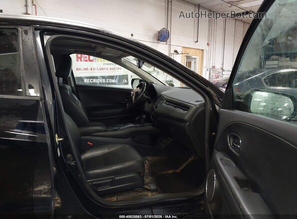 3CZRU6H75GM758157 2016 HONDA HR-V Black Vista interior delantera
