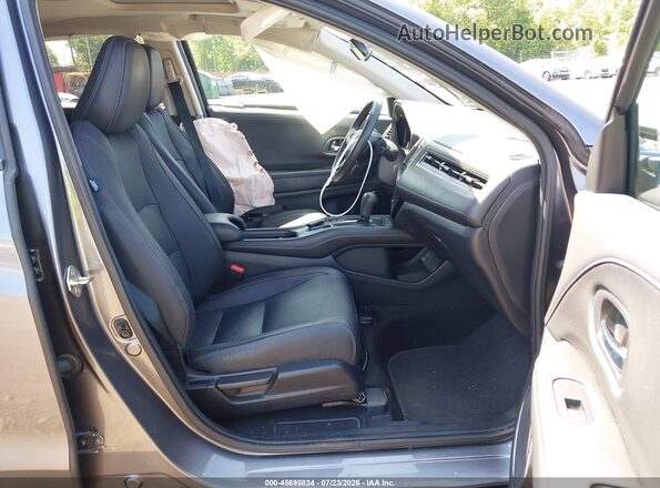 3CZRU6H75KM705290 2019 HONDA HR-V Gray წინა სალონის ხედი