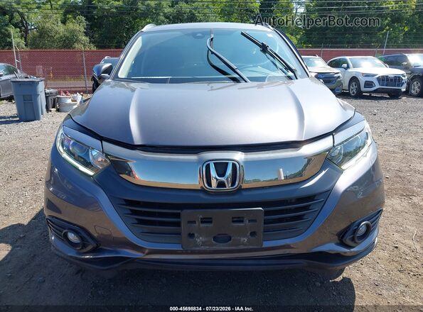 3CZRU6H75KM705290 2019 HONDA HR-V Gray ხელსაწყოთა პანელის ხედი