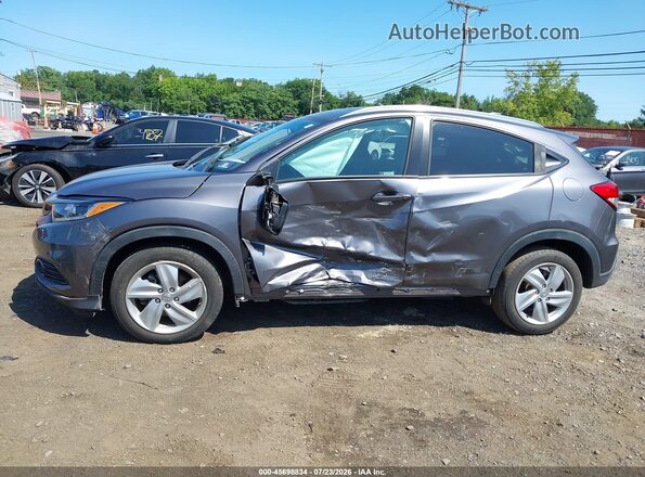 3CZRU6H75KM705290 2019 HONDA HR-V Gray სალონის 360-გრადუსიანი ხედი