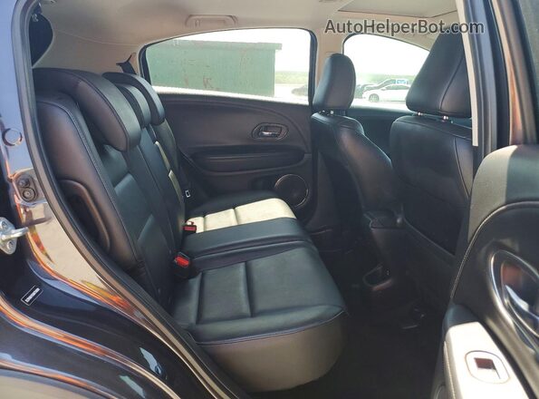 3CZRU6H76GM759088 2016 HONDA HR-V Gray Vista de los asientos traseros