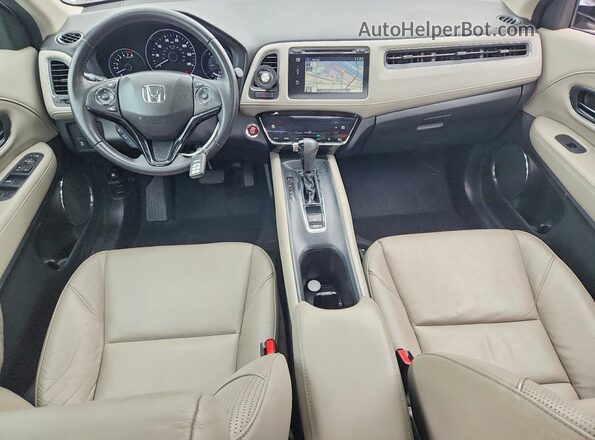 3CZRU6H76GM769622 2016 HONDA HR-V White Առջևի վահանակի տեսք