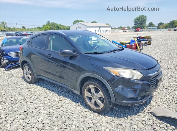 3CZRU6H76HM725945 2017 HONDA HR-V Black წინა მარჯვენა