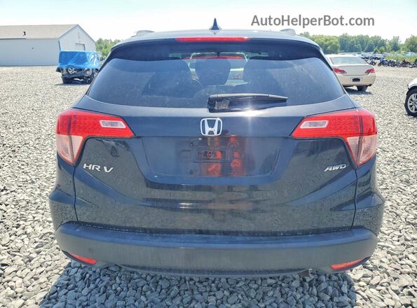 3CZRU6H76HM725945 2017 HONDA HR-V Black უკანა ხედი