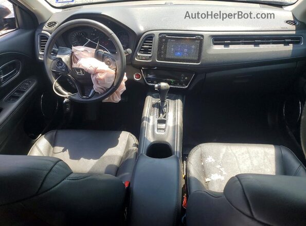 3CZRU6H76HM725945 2017 HONDA HR-V Black წინა პანელის ხედი