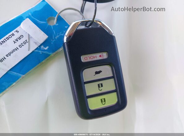3CZRU6H76LM729972 2020 HONDA HR-V Gray Առջևի վահանակի տեսք