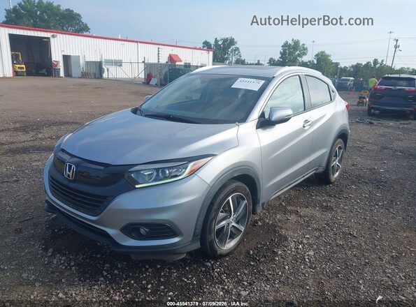 3CZRU6H76NM705738 2022 HONDA HR-V Silver Առջևի ձախ երեք քառորդ տեսարան
