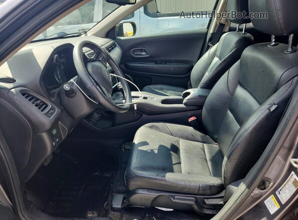 3CZRU6H77GM734104 2016 HONDA HR-V Gray წინა სალონის ხედი