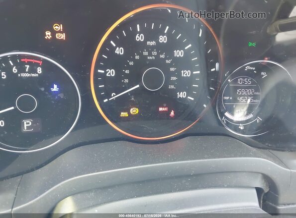3CZRU6H77GM734684 2016 HONDA HR-V Серый Вид задних сидений