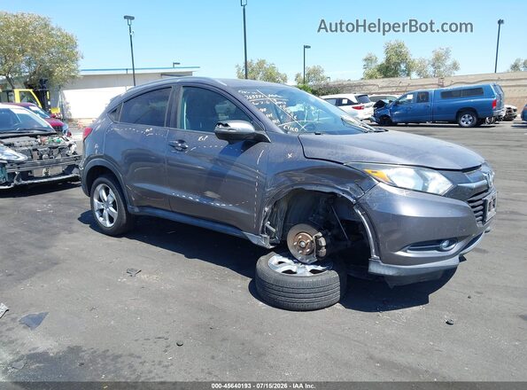 3CZRU6H77GM734684 2016 HONDA HR-V Серый Вид задней части салона