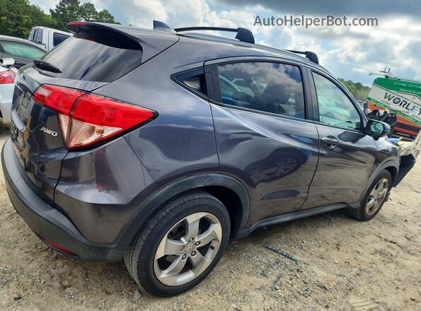 3CZRU6H77GM760640 2016 HONDA HR-V Charcoal Задня права чверть