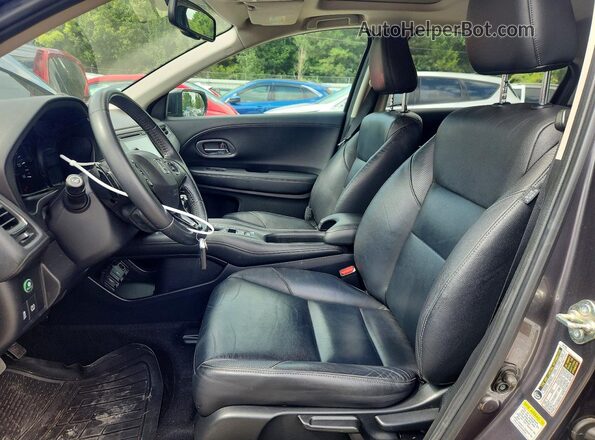 3CZRU6H77GM760640 2016 HONDA HR-V Charcoal Вид салону спереду
