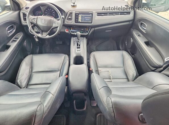 3CZRU6H77GM760640 2016 HONDA HR-V Charcoal Вид панелі приладів