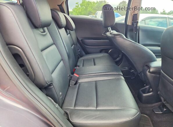 3CZRU6H77GM760640 2016 HONDA HR-V Charcoal Вид задньої частини салону