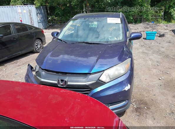 3CZRU6H77GM761559 2016 HONDA HR-V Blue Widok zestawu wskaźników